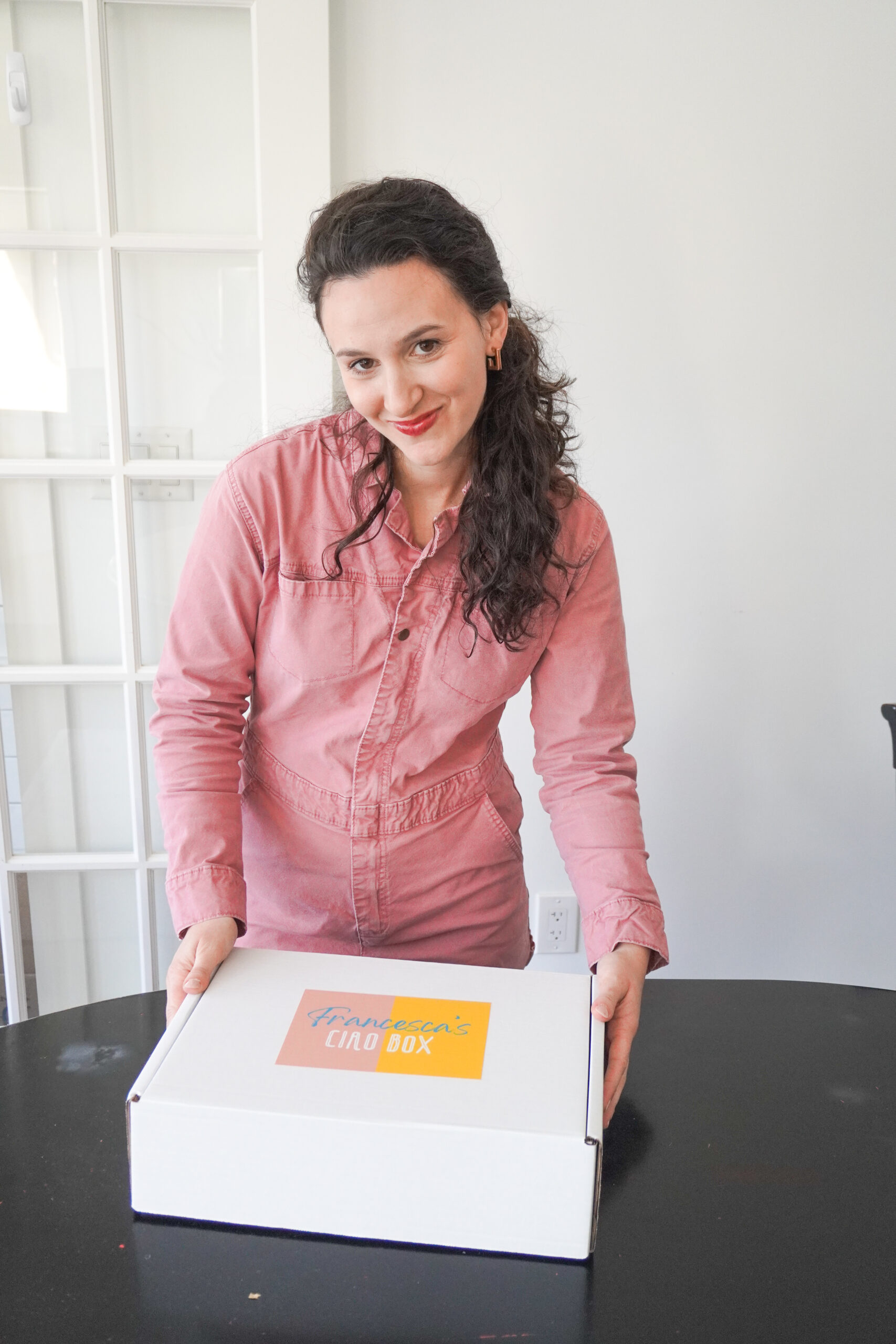 Francesca Zani with Ciao Box